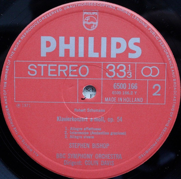 Edvard Grieg, Robert Schumann, Stephen Bishop (3), BBC Symphony Orchestra, Sir Colin Davis-2