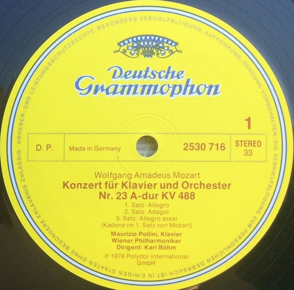 Wolfgang Amadeus Mozart, Maurizio Pollini · Karl Böhm · Wiener Philharmoniker-2