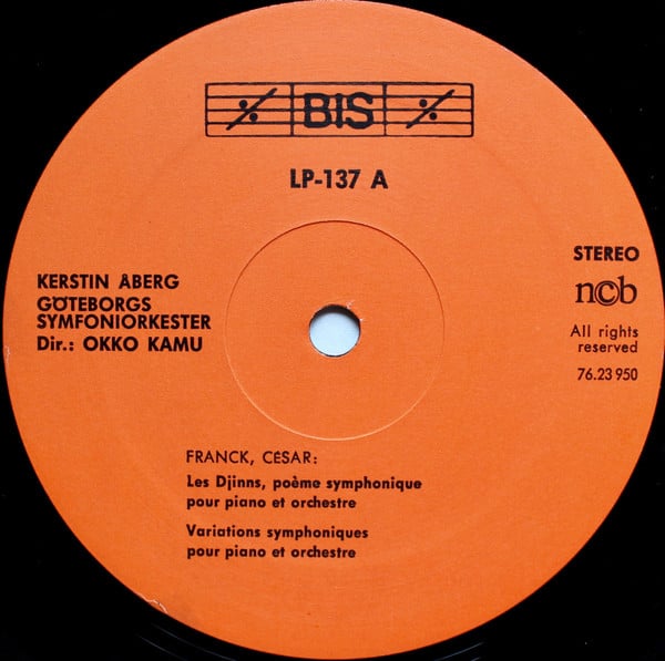 César Franck, Kerstin Åberg, Göteborgs Symfoniker, Okko Kamu-3