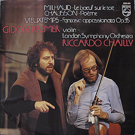 Darius Milhaud / Ernest Chausson / Henri Vieuxtemps, Gidon Kremer, London Symphony Orchestra, Riccardo Chailly-0