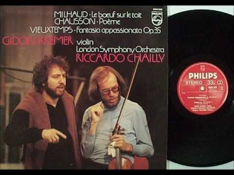 Darius Milhaud / Ernest Chausson / Henri Vieuxtemps, Gidon Kremer, London Symphony Orchestra, Riccardo Chailly-4