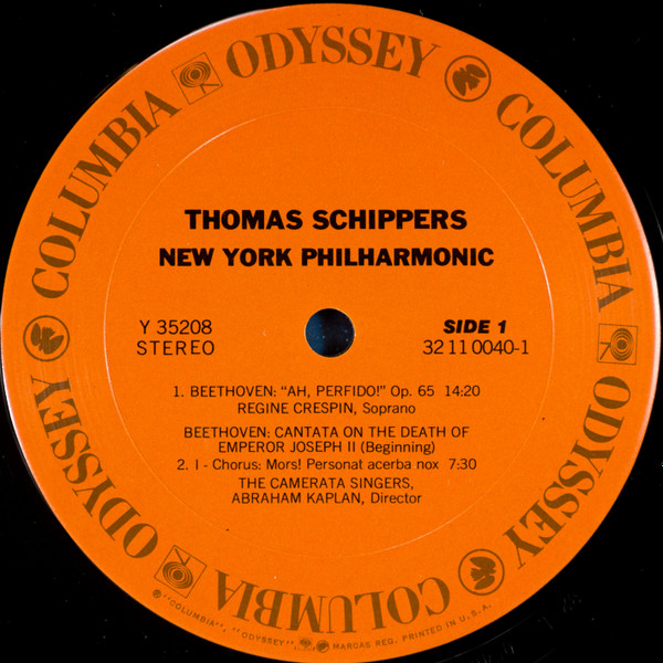 Ludwig van Beethoven : Régine Crespin, Thomas Schippers, New York Philharmonic-2