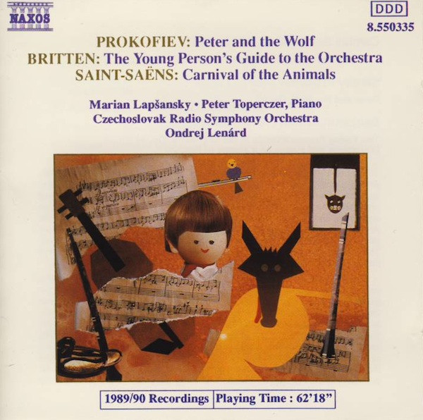 Sergei Prokofiev, Benjamin Britten, Camille Saint-Saëns, Marián Lapšanský, Peter Toperczer, Slovak Radio Symphony Orchestra, Ondrej Lenárd-0
