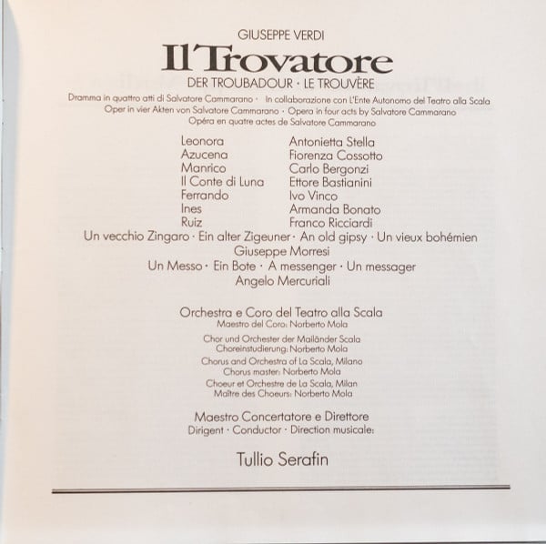 Giuseppe Verdi, Antonietta Stella, Fiorenza Cossotto, Carlo Bergonzi, Ettore Bastianini, Coro Del Teatro Alla Scala E Orchestra Del Teatro Alla Scala, Tullio Serafin-4