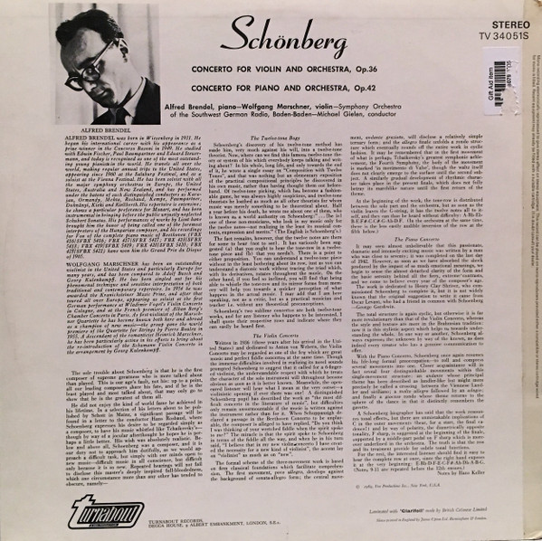 Arnold Schoenberg, Alfred Brendel, Wolfgang Marschner-1