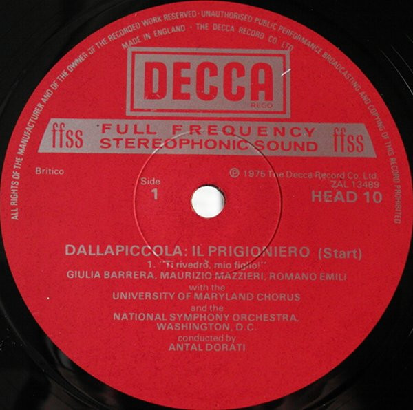 Luigi Dallapiccola - National Symphony Orchestra ‧ Antal Dorati-4