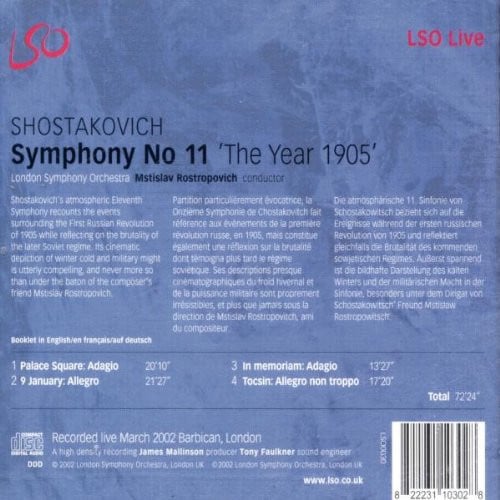 Dmitri Shostakovich - Mstislav Rostropovich, London Symphony Orchestra-1