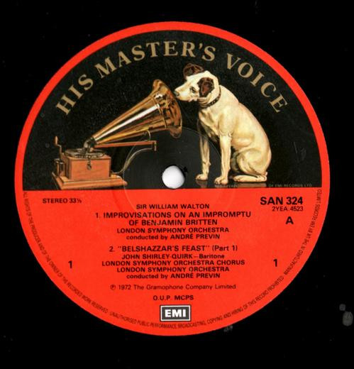 Sir William Walton / London Symphony Chorus, London Symphony Orchestra / André Previn-2