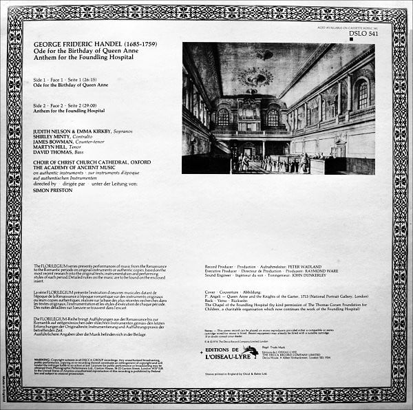 Georg Friedrich Händel - The Choir Of Christ Church Cathedral, The Academy Of Ancient Music-1
