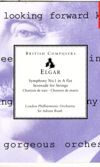 Sir Adrian Boult:Elgar. Symphony No. 1 In A Flat etc.