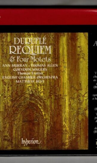 Matthew Best:Maurice Duruflé. Requiem & Four Motets