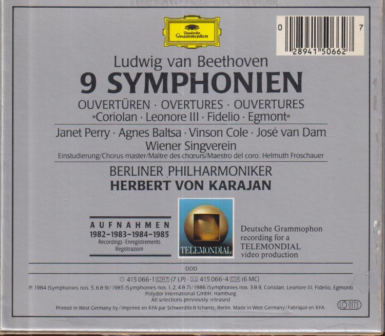 Beethoven: 9 Symphonien, Ouvertüren: Karajan:Herbert von Karajan - Image 2
