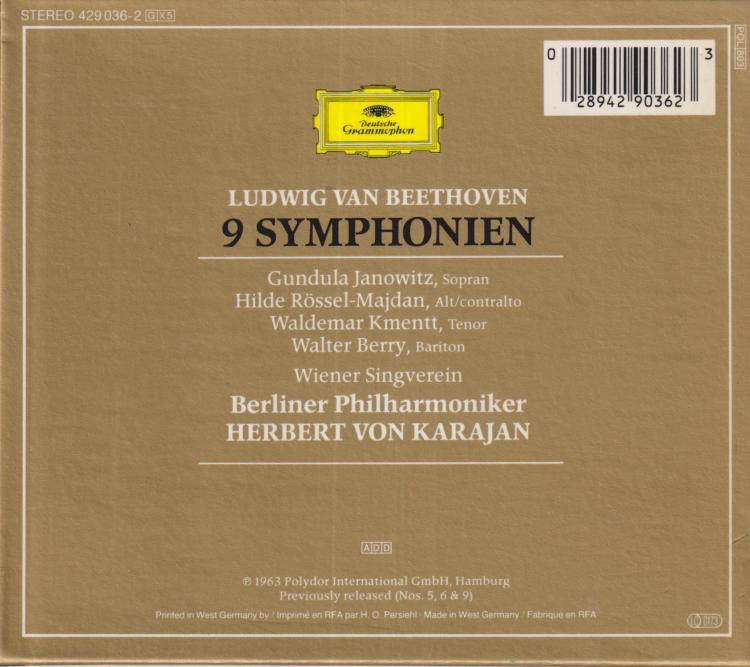 Beethoven: 9 Symphonien:Herbert von Karajan - Image 2