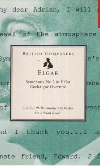 Elgar: Symphony No. 2 In E Flat / Cockaigne Overture:Sir Adrian Boult