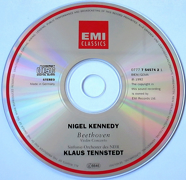 Ludwig van Beethoven, Nigel Kennedy, NDR Sinfonieorchester, Klaus Tennstedt-2