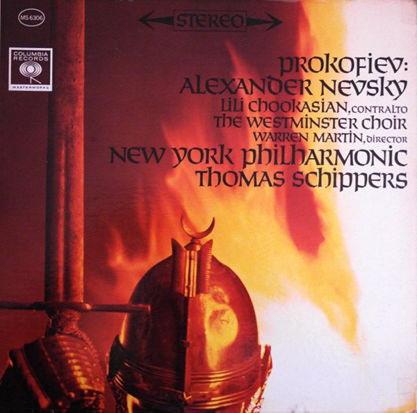 Sergei Prokofiev, Lili Chookasian Contralto, Westminster Symphonic Choir, Warren Martin Director, New York Philharmonic, Thomas Schippers-0