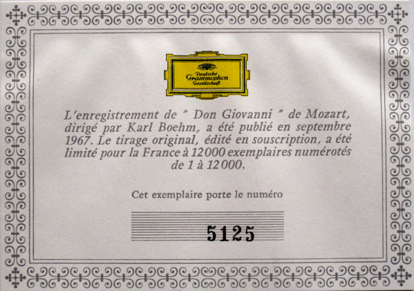 Wolfgang Amadeus Mozart - Dietrich Fischer-Dieskau, Ezio Flagello, Birgit Nilsson, Peter Schreier, Martina Arroyo, Martti Talvela, Reri Grist, Alfredo Mariotti, Orchestr Národního Divadla, Karl Böhm-2