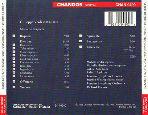 Giuseppe Verdi - London Symphony Chorus - London Symphony Orchestra - Richard Hickox-1