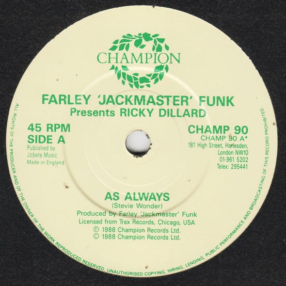 Farley "Jackmaster" Funk Presents Ricky Dillard-2