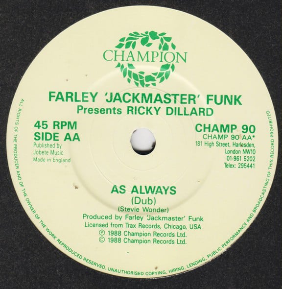 Farley "Jackmaster" Funk Presents Ricky Dillard-3