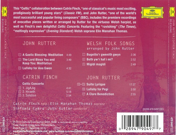 John Rutter, Catrin Finch-1