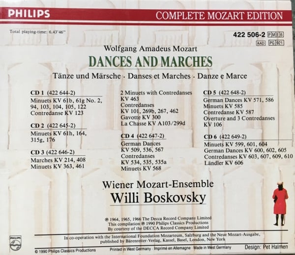 Wolfgang Amadeus Mozart - Wiener Mozart Ensemble, Willi Boskovsky-1