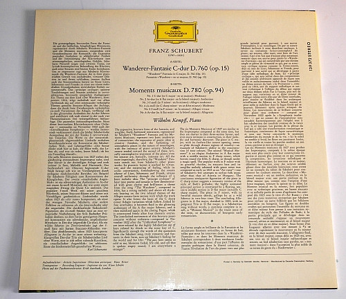 Franz Schubert, Wilhelm Kempff-1