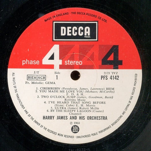 Harry James And His Orchestra-2
