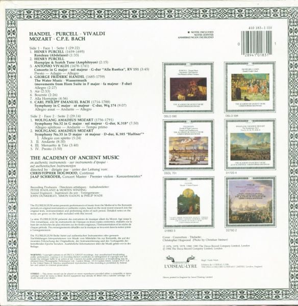 Christopher Hogwood, The Academy Of Ancient Music-1