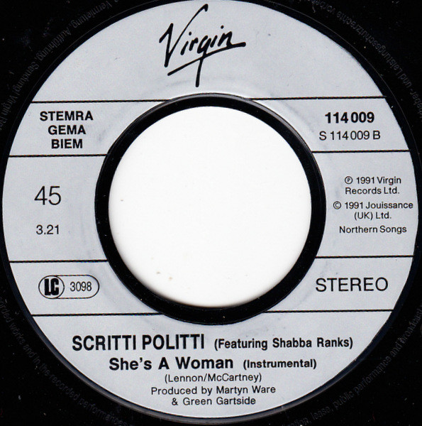 Scritti Politti, Shabba Ranks-3