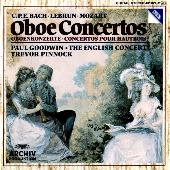 Carl Philipp Emanuel Bach • Ludwig August Lebrun • Wolfgang Amadeus Mozart - Paul Goodwin (2), The English Concert, Trevor Pinnock-0
