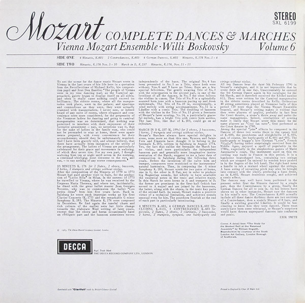Wolfgang Amadeus Mozart, Wiener Mozart Ensemble ∙ Willi Boskovsky-1