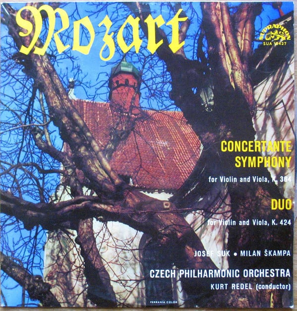 Wolfgang Amadeus Mozart - Josef Suk, Milan Škampa, The Czech Philharmonic Orchestra, Kurt Redel-0
