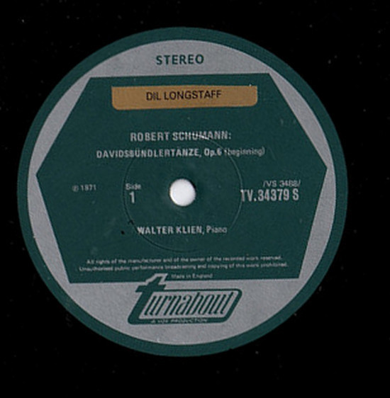Robert Schumann, Walter Klien-1