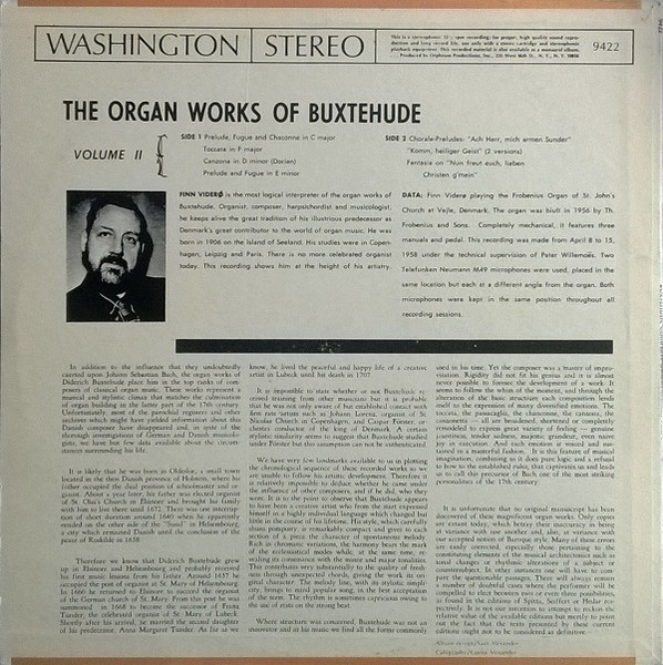 Dieterich Buxtehude / Finn Viderø-1