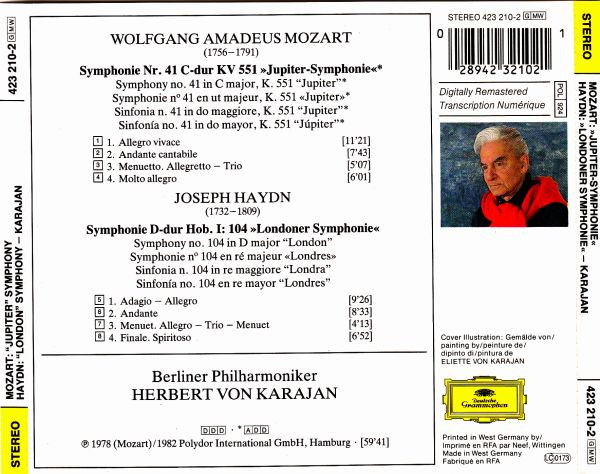 Wolfgang Amadeus Mozart / Joseph Haydn : Herbert von Karajan, Berliner Philharmoniker-1