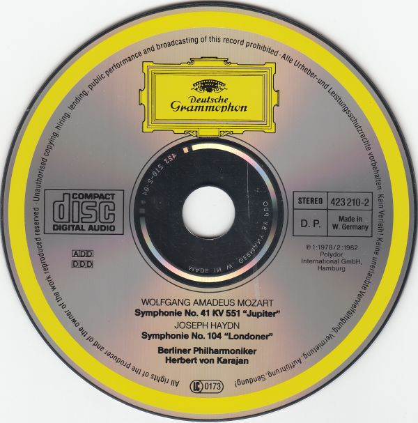 Wolfgang Amadeus Mozart / Joseph Haydn : Herbert von Karajan, Berliner Philharmoniker-2