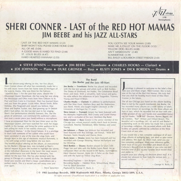 Sheri Conner, Jim Beebe And His Jazz All Stars-1