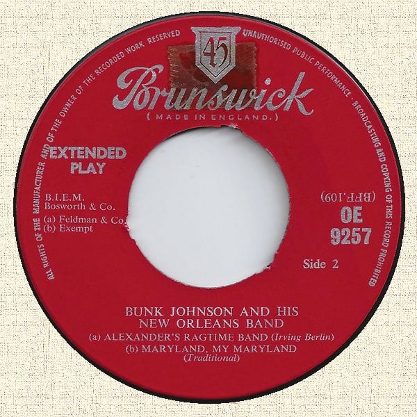 Bunk Johnson And His New Orleans Band-4