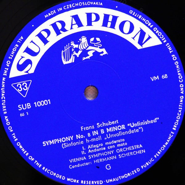 Franz Schubert, The Czech Philharmonic Orchestra, Jean Meylan / Wiener Symphoniker, Hermann Scherchen-2