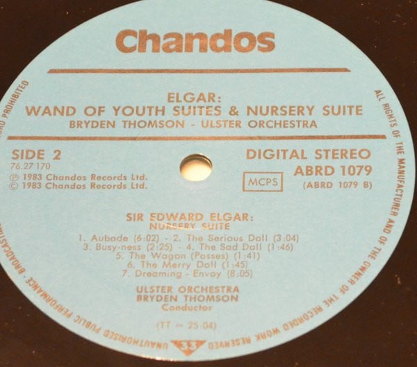 Sir Edward Elgar - Ulster Orchestra, Bryden Thomson-4