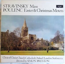 Igor Stravinsky / Francis Poulenc, The Choir Of Christ Church Cathedral / London Sinfonietta Directed By Simon Preston-0