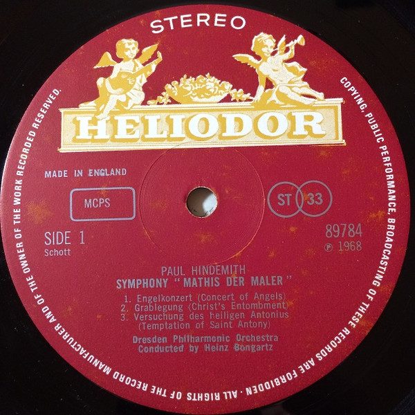 Paul Hindemith, Béla Bartók - Dresdner Philharmonie, Heinz Bongartz, Rundfunk-Sinfonie-Orchester Leipzig, Herbert Kegel-2