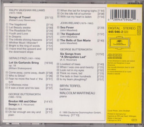 Ralph Vaughan Williams · George Butterworth · Gerald Finzi · John Ireland - Bryn Terfel, Malcolm Martineau-1