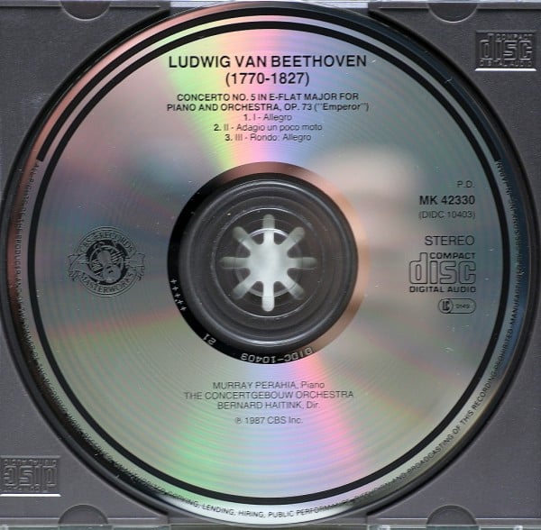 Ludwig van Beethoven, Murray Perahia, Concertgebouworkest, Bernard Haitink-2