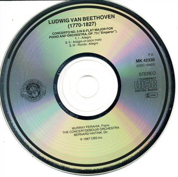 Ludwig van Beethoven, Murray Perahia, Concertgebouworkest, Bernard Haitink-3