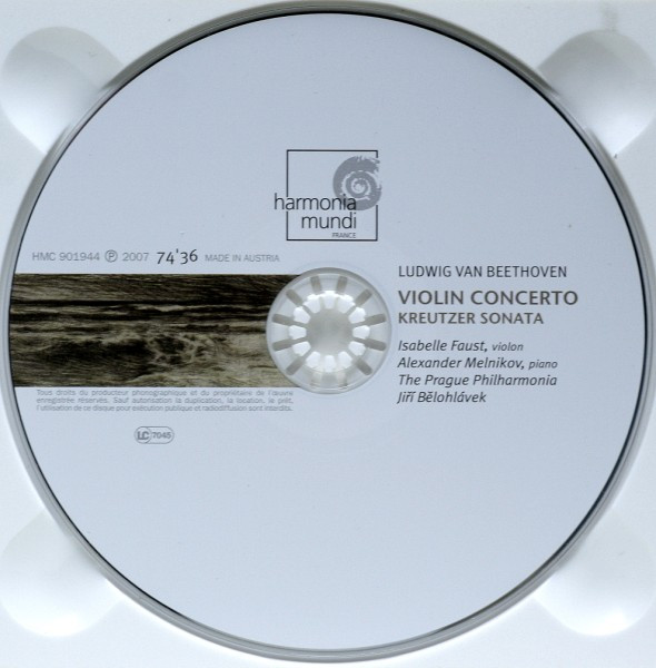 Ludwig van Beethoven - Isabelle Faust, Alexander Melnikov, Jiří Bělohlávek, Prague Philharmonia-2