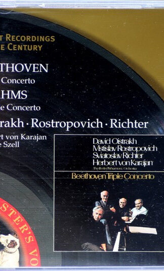 Ludwig van Beethoven / Johannes Brahms – David Oistrach · Mstislav Rostropovich · Sviatoslav Richter, Herbert von Karajan / George Szell-0
