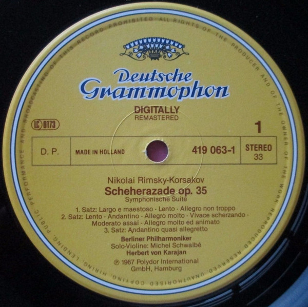 Nikolai Rimsky-Korsakov, Alexander Borodin, Berliner Philharmoniker, Herbert von Karajan-2