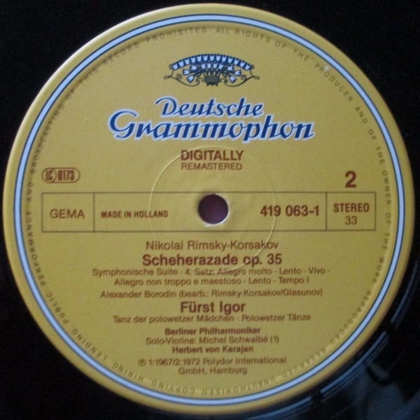 Nikolai Rimsky-Korsakov, Alexander Borodin, Berliner Philharmoniker, Herbert von Karajan-3